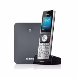 Yealink W76P, Téléphone mobile IP, Gris, Combiné sans fil, Sur bureau/mural, 20 lignes, 1000 entrées