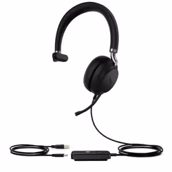 Yealink UH38 Mono Teams, Avec fil &sans fil, Bureau/Centre d'appels, 20 - 20000 Hz, 110 g, Casque, Noir
