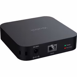 Yealink RCH40 - Room Cable Hub, Gigabit Ethernet, 10/100/1000, IEEE 802.3af, IEEE 802.3at, Noir, PoE-Max, Énergie, PoE