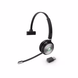 Yealink WH62 Portable, Sans fil, Appels/Musique, 20 - 20000 Hz, Casque, Noir, Gris