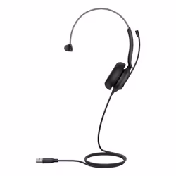 Yealink UH35 Casque UC USB-A mono, Avec fil, 20 - 20000 Hz, Bureau/Centre d'appels, 96,5 g, Casque, Noir