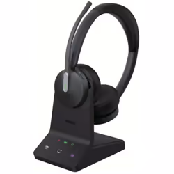 Yealink WH64 Hybrid Dual UC, Sans fil, 20 - 20000 Hz, Bureau/Centre d'appels, 331 g, Casque, Noir