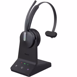 Yealink WH64 Hybrid Mono UC, Sans fil, 20 - 20000 Hz, Bureau/Centre d'appels, 272 g, Casque, Noir