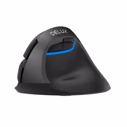 Souris Sans Fil Verticale - DELUX - M618 Mini DB - 2400 DPI - 6 Boutons Silencieux - Bluetooth 3.0