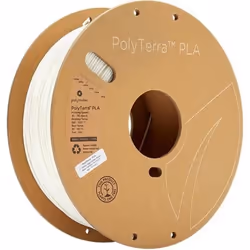POLYMAKER - Filament PLA pour imprimante 3D - PolyTerra - 1.75mm - 1Kg - Blanc