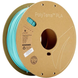 Polymaker - 70844 PolyTerra pla Filament pla faible teneur en plastique 1.75 mm 1000 g bleu clair 1 pc(s)