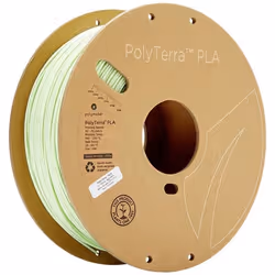 Polymaker 70869 PolyTerra PLA Filament PLA faible teneur en plastique 1.75 mm 1000 g menthe 1 pc(s)
