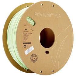 Polymaker 70869 PolyTerra PLA Filament PLA faible teneur en plastique 1.75 mm 1000 g menthe 1 pc(s)