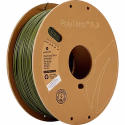 Polymaker 70957 PolyTerra Filament PLA faible teneur en plastique 1.75 mm 1000 g vert foncé militaire 1 pc(s)
