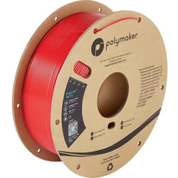 Polymaker - PB01004 PolyLite Filament petg résiste à la chaleur, résistance élevée à la traction 1.75 mm 1000 g rouge 1 p
