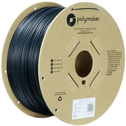 Polymaker - PA02037 PolyLite pla Filament True Black 1.75 mm / 3kg Filament pla rigidité élevée, résistance élevée à la traction 1.75 m Q253053
