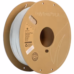 Filament dimpression 3D - Polymaker - PolyTerra PLA - Muted White - 1.75 mm - Écologique