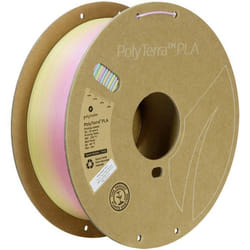 Polymaker PA04029 Gradient Filament PLA faible teneur en plastique mat multicolore 1.75 mm 1000 g Pastel Rainbow Poly