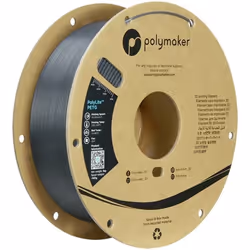 Polymaker PB01056 Filament PETG résiste à la chaleur résistance élevée à la traction 1.75 mm 1000 g gris foncé PolyLit