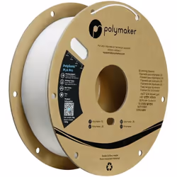Polymaker PA13001 Filament PLA+ filament haute vitesse résiste aux chocs 1.75 mm 1000 g blanc PolySonic™ 1 pc(s)