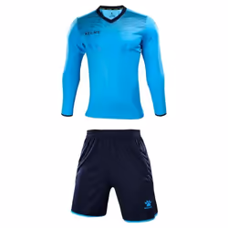 Ensemble Gardien de But - KELME - L-S Set - Bleu ciel / bleu foncé - 100% polyester - Homme