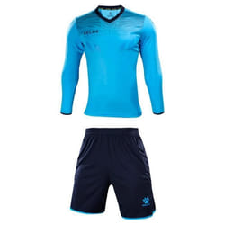 Ensemble Gardien de But - KELME - L-S Set - Bleu ciel / bleu foncé - 100% polyester - Homme