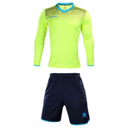 Ensemble Gardien de But - KELME - L-S Set - Jaune / Noir - 100% Polyester - Homme