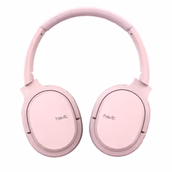 Havit 6939119024673 écouteur/casque Écouteurs Avec fil &sans fil Arceau Musique/Quotidien USB Type-C Bluetooth Rose