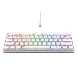 Havit KB903L (Transparent white) clavier Jouer USB QWERTY