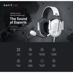 Havit H2033D Gaming Kulaklık Beyaz Blanc