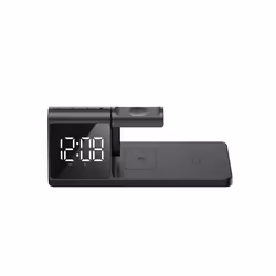 Havit W3042 3 in 1 Wireless Charging Station Téléphone portable, Smartphone Noir USB Recharge sans fil Auto