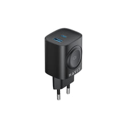 Havit 6939119081065 chargeur d'appareils mobiles Noir Recharge sans fil Charge rapide Intérieure