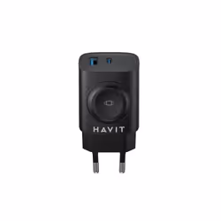 Havit 6939119081065 chargeur d'appareils mobiles Noir Recharge sans fil Charge rapide Intérieure