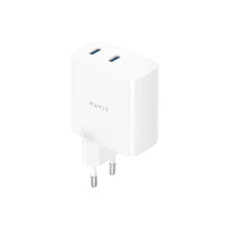 Havit UC45 EU chargeur d'appareils mobiles Téléphone portable, Smartphone, Tablette Blanc Charge rapide Intérieure