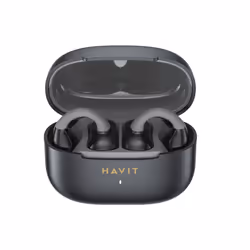 Havit OWS910 (Black) Écouteurs True Wireless Stereo (TWS) Ear-clip-on Appels/Musique Bluetooth Noir