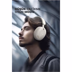 Havit Hibrid Anc Bluetooth Kulaklık Bej Écouteurs Avec fil &sans fil Arceau Musique/Quotidien Beige - Vue supplémentaire 6