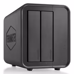 TerraMaster D2-320 boîtier de disques Bureau Noir