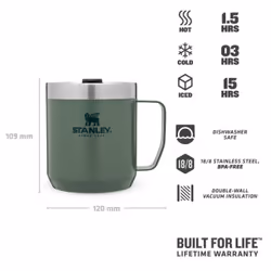 Stanley 10-09366-005 thermos 350 ml Vert Acier inoxydable