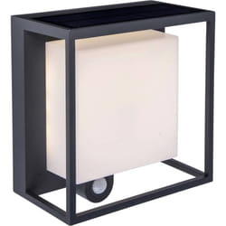 Lutec Curtis 6934601118 Applique solaire extérieure avec détecteur de mouvement LED LED intégrée 3 W anthracite