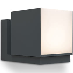 LUTEC CUBA Éclairage mural extérieur LED 12,2 W Gris F