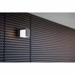 LUTEC CUBA Éclairage mural extérieur LED 12,2 W Gris F