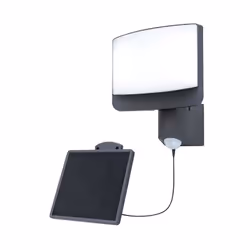 L'applique murale SUNSHINE est équipée d'un panneau solaire ajustable, grace à un câble de 5 m permettant de positionner ce d ...