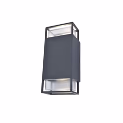 LUTEC RIDGE, Surface, Rectangle, 2 ampoule(s), GU10, IP54, Gris