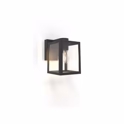 LUTEC SHIVA, Surface, Rectangle, 1 ampoule(s), E27, IP44, Noir