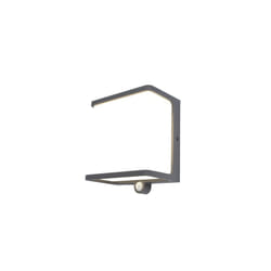LUTEC DOBLO Éclairage mural extérieur LED Gris F