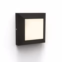 LUTEC HELENA, Surface, Carré, 3000 K, IP54, Noir