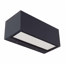 LUTEC GEMINI, Éclairage mural extérieur, Gris, Aluminium, Verre, IP54, Façade, I