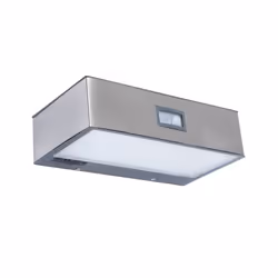 LUTEC BRICK, Éclairage suspendu extérieur, Acier inoxydable, Transparent, Polycarbonate (PC), Acier inoxydable, IP44, Jardin, ...