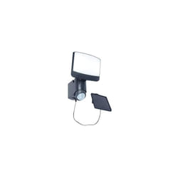 Sunshine applique murale d'extérieur à led solaire avec panneau solaire et détecteur de mouvement 500 lumens 5000 k led 7 5 w