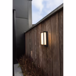 LUTEC QUBO Éclairage mural extérieur LED 17,3 W Gris E
