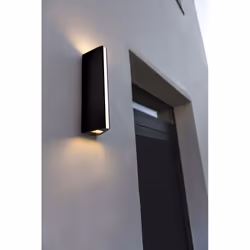 LUTEC LEO Éclairage mural extérieur LED 14,5 W Gris E