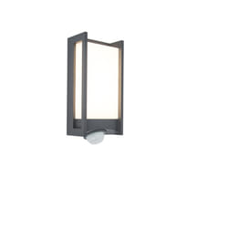 LUTEC QUBO Éclairage mural extérieur LED 14 W Gris F