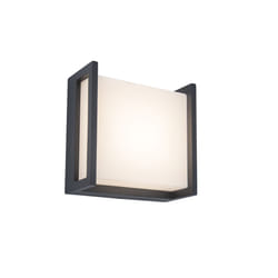 LUTEC QUBO Éclairage mural extérieur LED 8 W Gris E