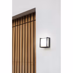 LUTEC QUBO Éclairage mural extérieur LED 8 W Gris E