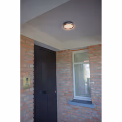 LUTEC ROLA Éclairage de plafond extérieur LED 13 W Gris, Blanc E